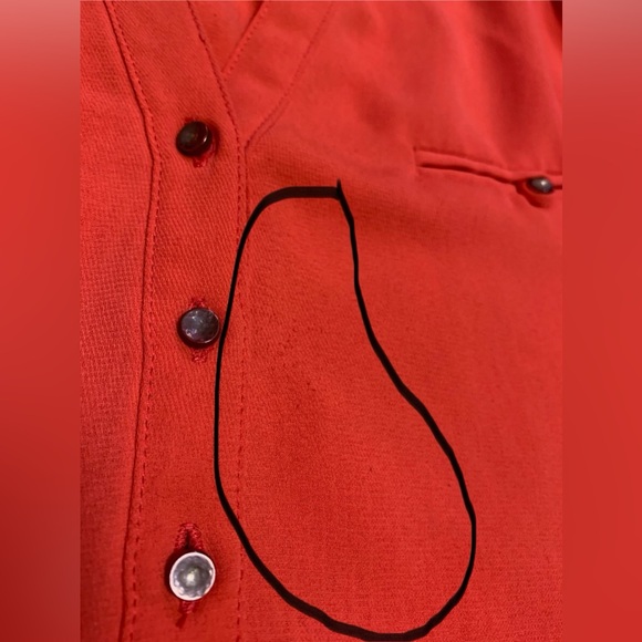 Orange long sleeve blouse from Mandee - Picture 16 of 16